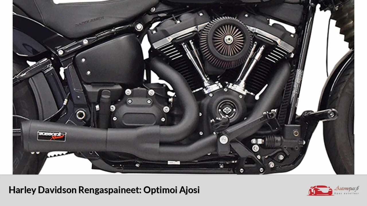 Harley Davidson Rengaspaineet: Optimoi Ajosi